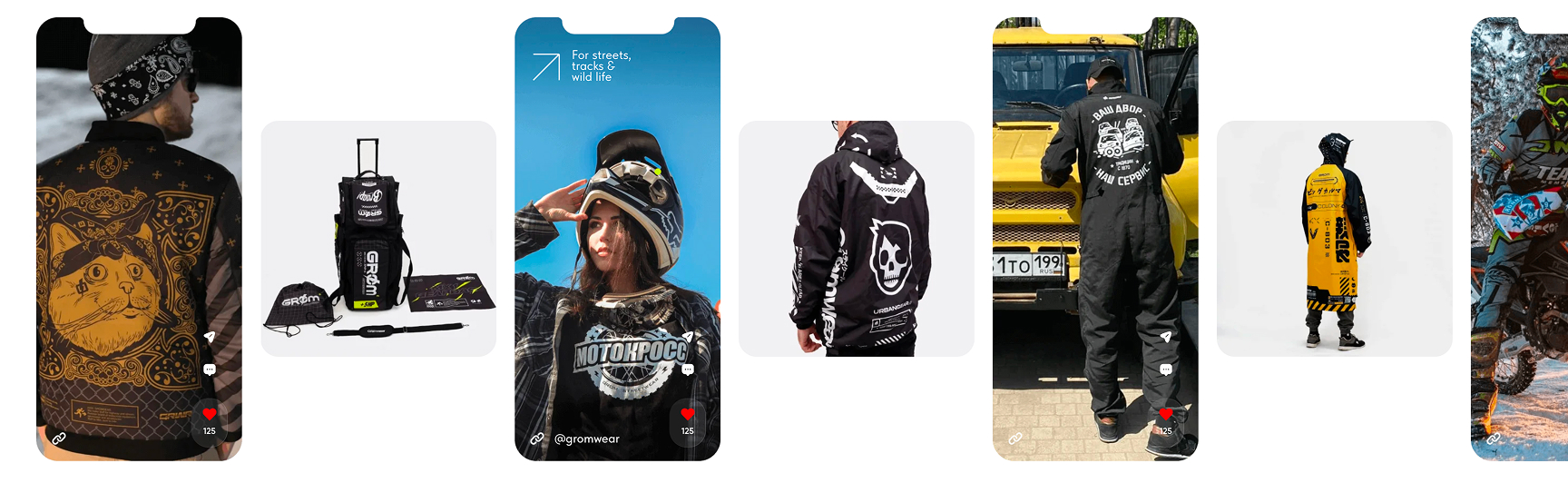 Stage image Design of the GROM WEAR project